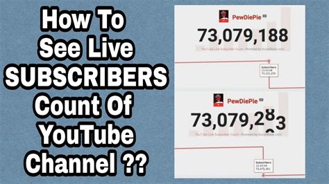 real time youtube subscriber count|YouTube Live Subscriber Count